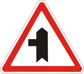 2.3.3 примыкание второстепенной дороги слева - Дорожные знаки - Знаки приоритета - Строительный магазин