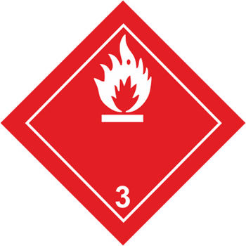 Легковоспламеняющиеся жидкости - Маркировка опасных грузов, знаки опасности - Строительный магазин