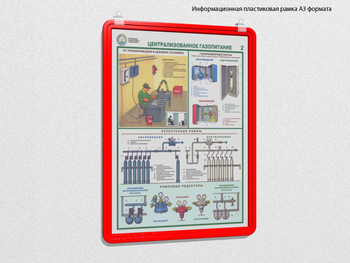 Пластиковая рамка для плаката а3 (красная) - Перекидные системы для плакатов, карманы и рамки - Пластиковые рамки - Строительный магазин