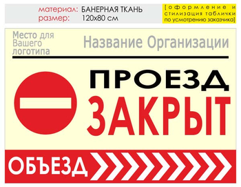 Информационный щит "объезд справа" (банер, 120х90 см) t13 - Охрана труда на строительных площадках - Информационные щиты - Строительный магазин