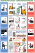 ПС50 Безопасность работ с электропогрузчиками (ламинированная бумага, А2, 2 листа) - Плакаты - Безопасность труда - Строительный магазин