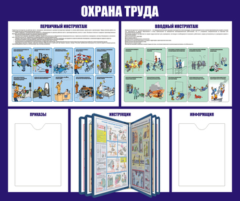 С95 Стенд охрана труда (с перекидной системой) (1200х1000 мм, пластие 3 мм, Прямая печать на пластик) - Стенды - Стенды по охране труда - Строительный магазин